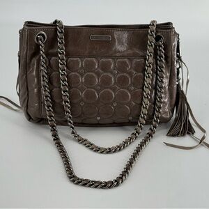 Rebecca Minkoff Taupe Quilted‎ Leather Swing Bag